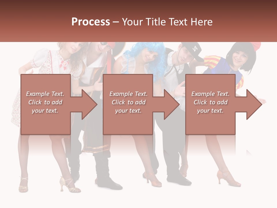 Costume Theater Dress PowerPoint Template