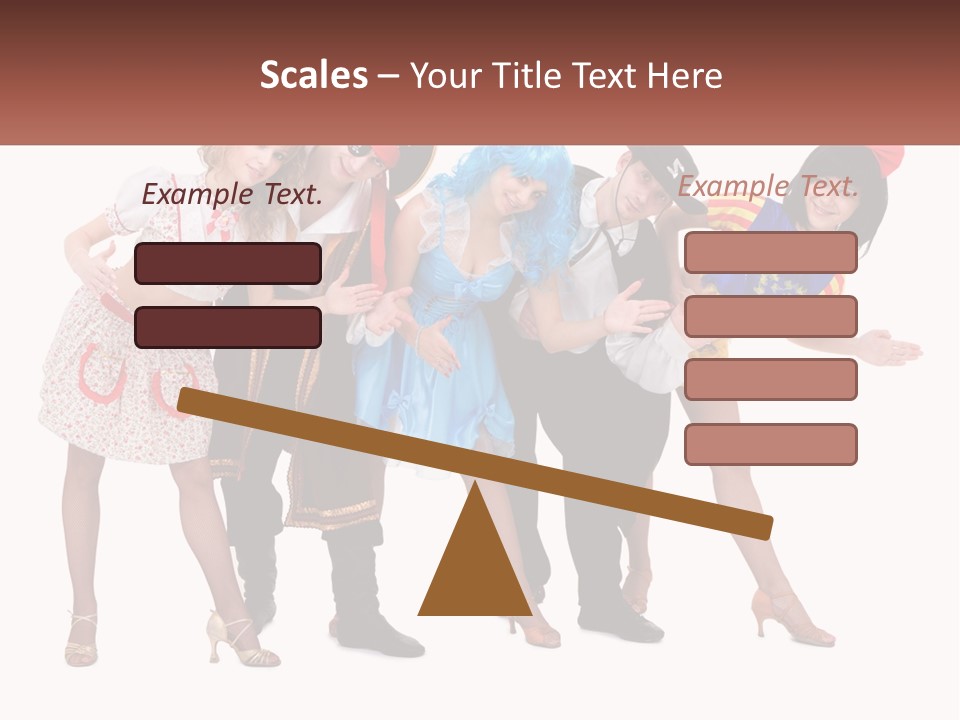 Costume Theater Dress PowerPoint Template