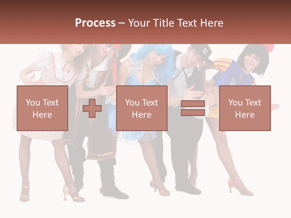 Costume Theater Dress PowerPoint Template