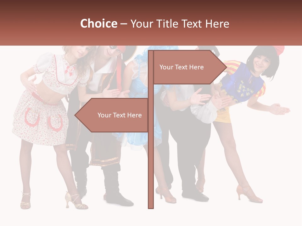 Costume Theater Dress PowerPoint Template