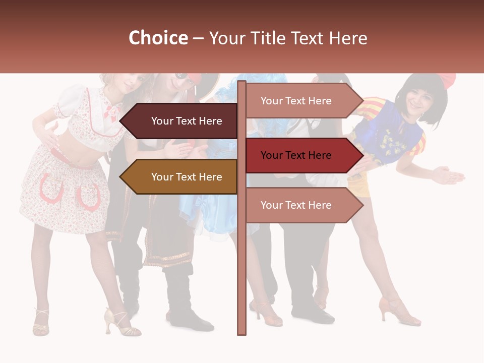 Costume Theater Dress PowerPoint Template