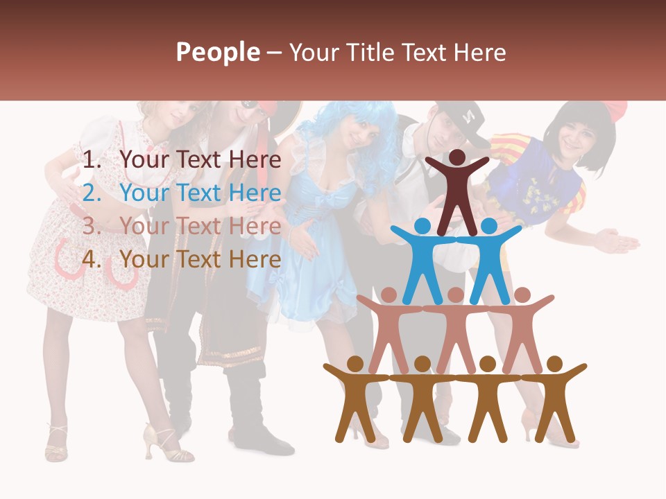 Costume Theater Dress PowerPoint Template