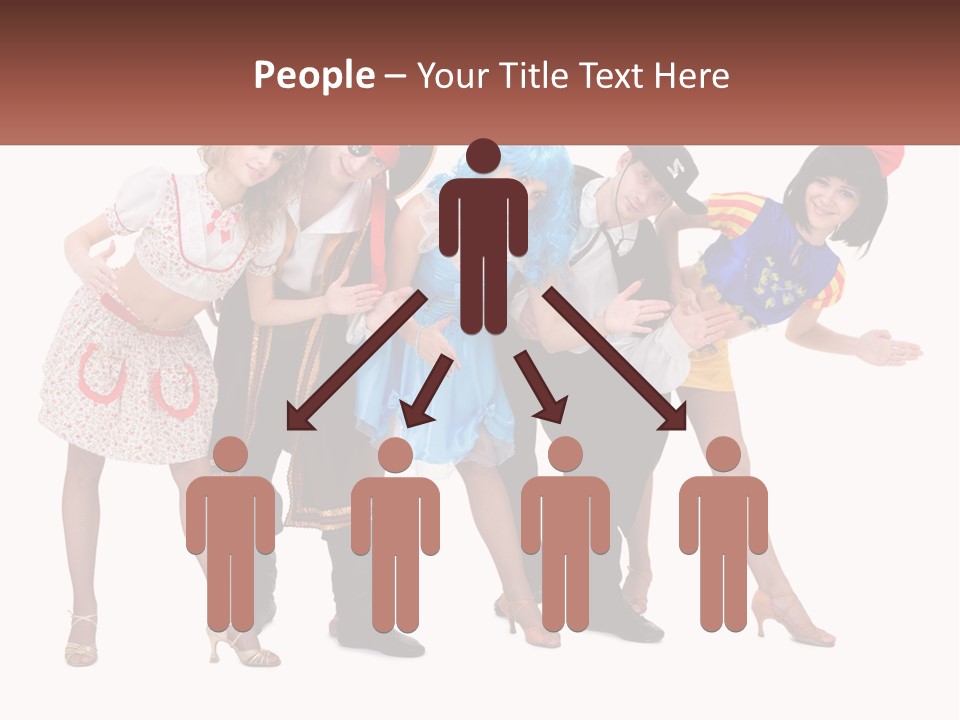 Costume Theater Dress PowerPoint Template