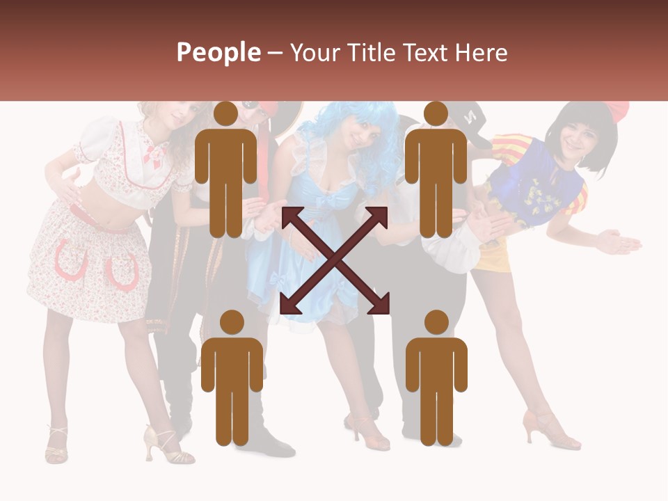 Costume Theater Dress PowerPoint Template