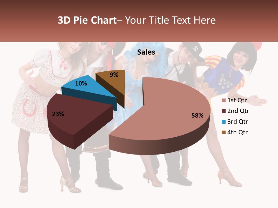 Costume Theater Dress PowerPoint Template
