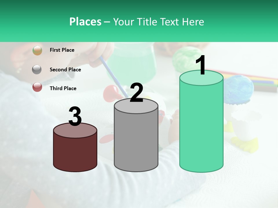 Kid Easter Child PowerPoint Template