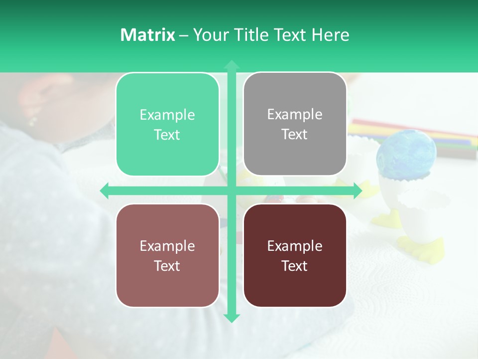 Kid Easter Child PowerPoint Template