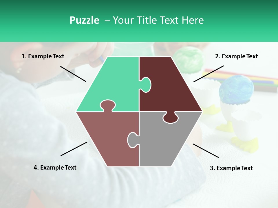 Kid Easter Child PowerPoint Template