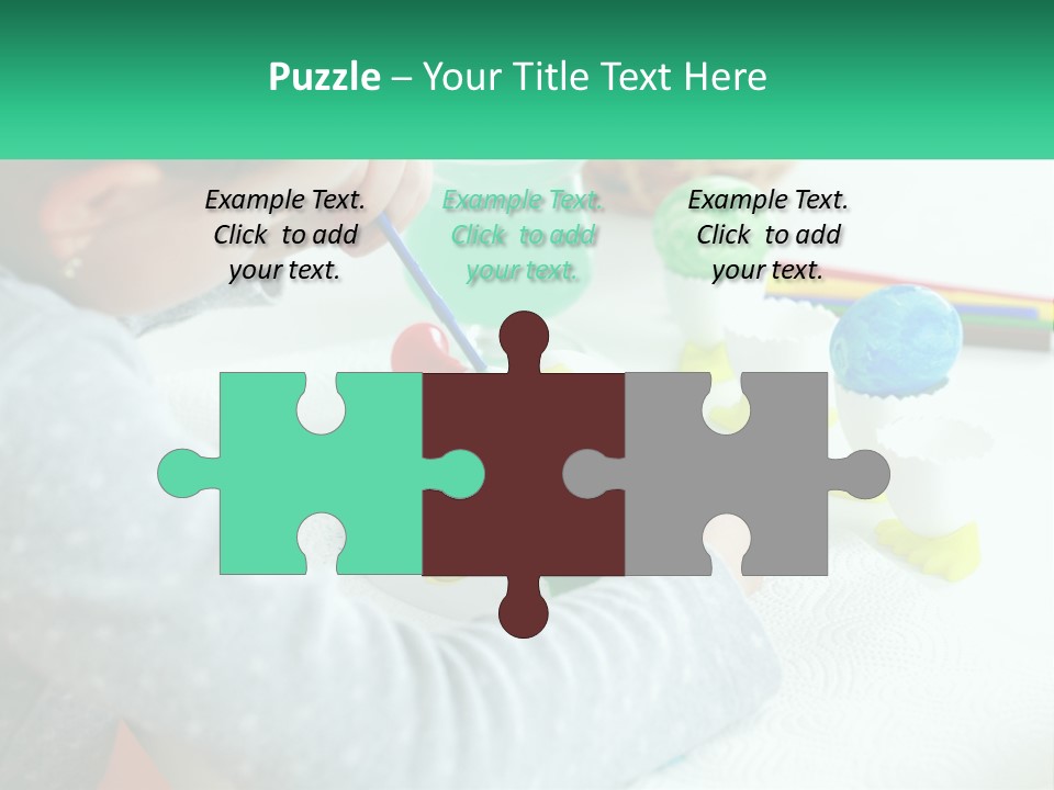 Kid Easter Child PowerPoint Template