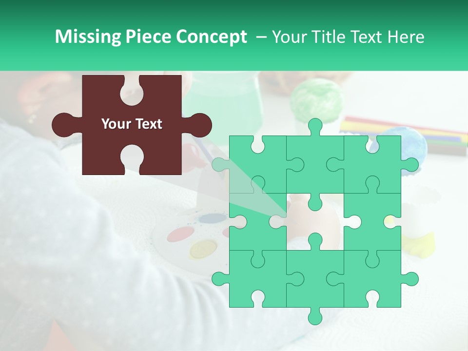 Kid Easter Child PowerPoint Template