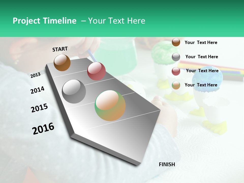 Kid Easter Child PowerPoint Template