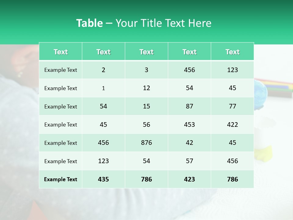 Kid Easter Child PowerPoint Template