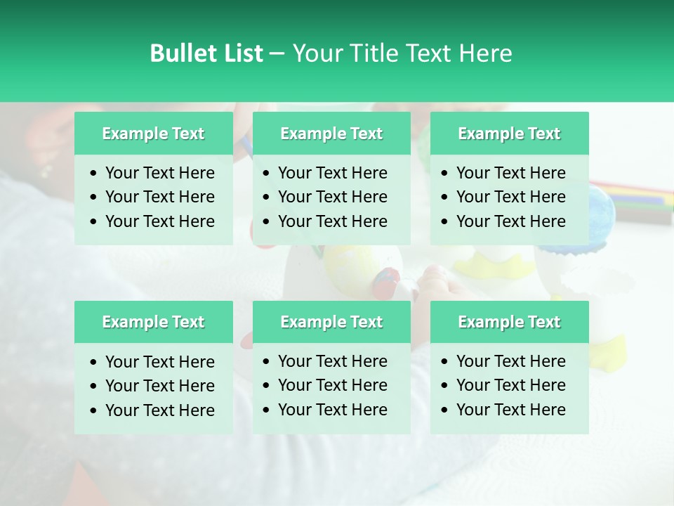 Kid Easter Child PowerPoint Template