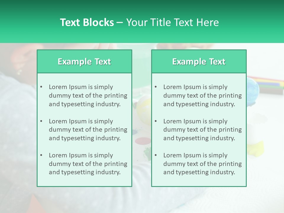 Kid Easter Child PowerPoint Template