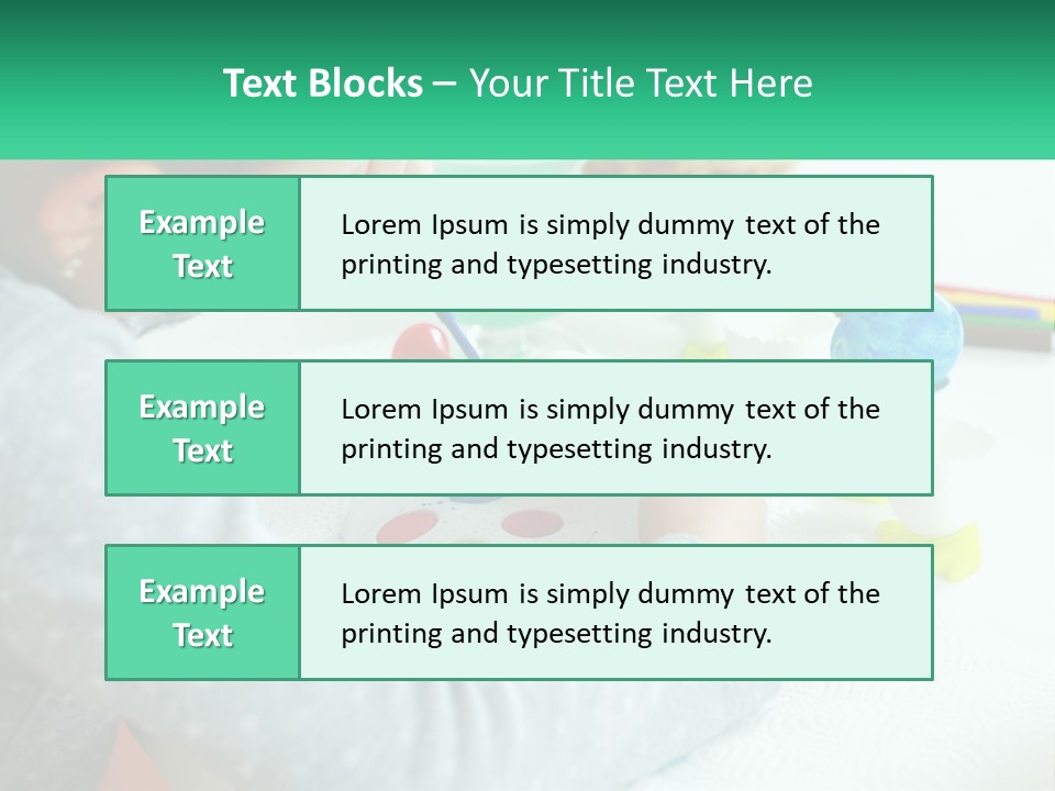 Kid Easter Child PowerPoint Template