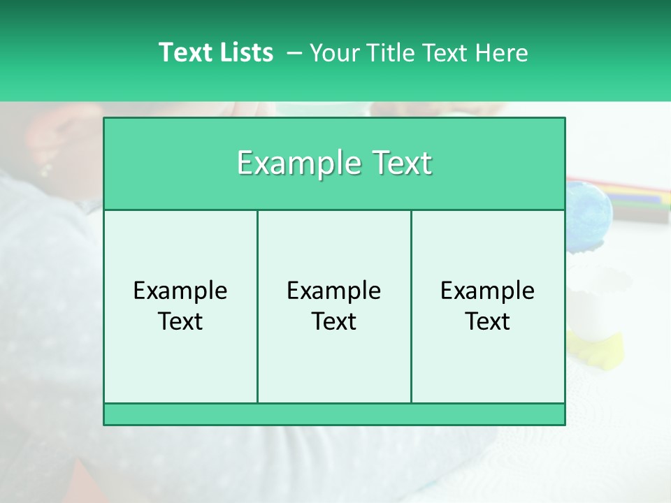 Kid Easter Child PowerPoint Template