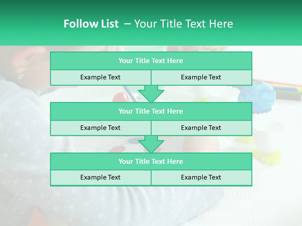 Kid Easter Child PowerPoint Template