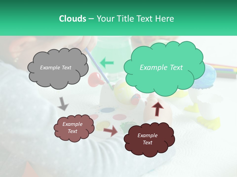 Kid Easter Child PowerPoint Template