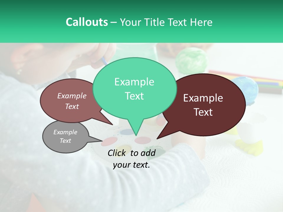 Kid Easter Child PowerPoint Template