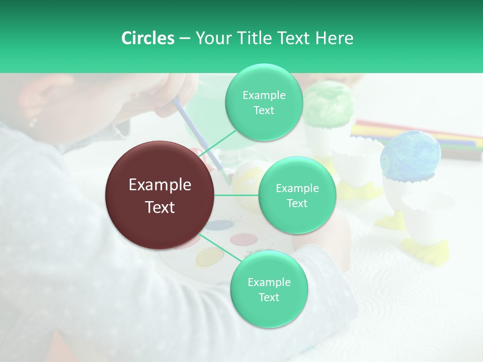 Kid Easter Child PowerPoint Template