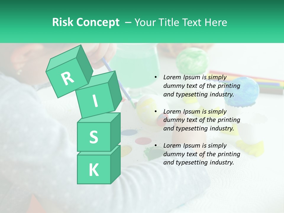 Kid Easter Child PowerPoint Template