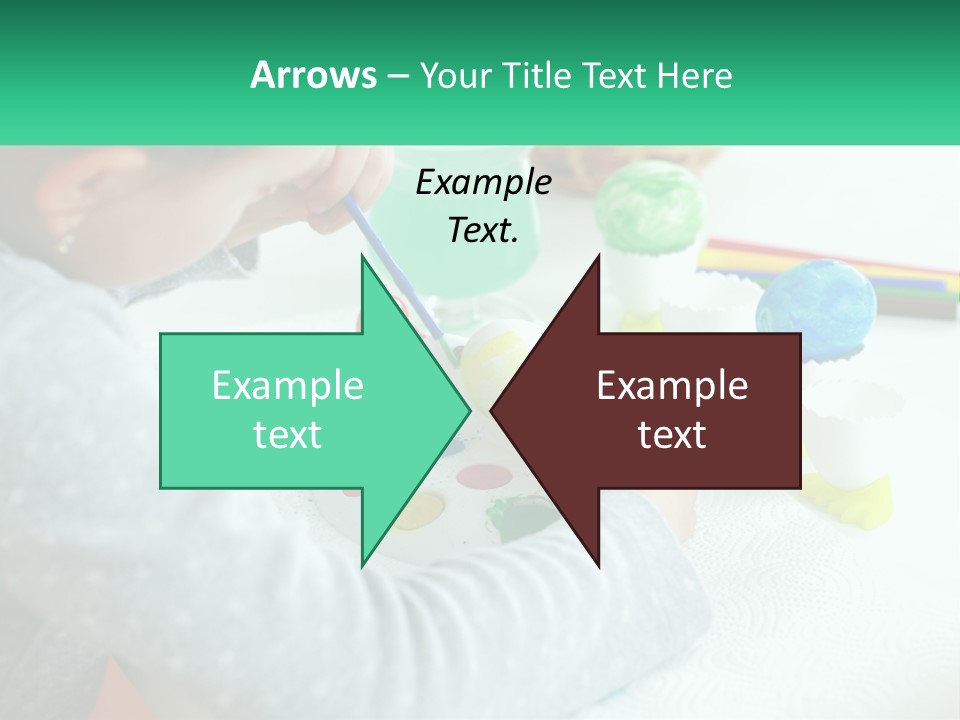 Kid Easter Child PowerPoint Template