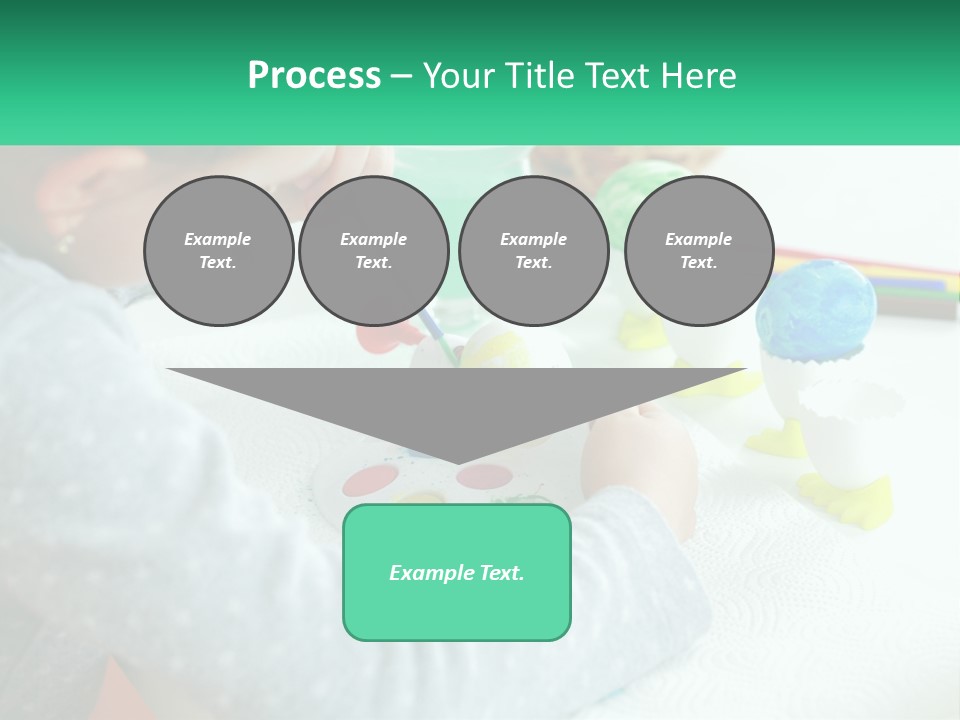 Kid Easter Child PowerPoint Template