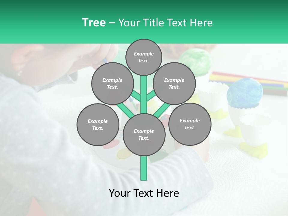 Kid Easter Child PowerPoint Template