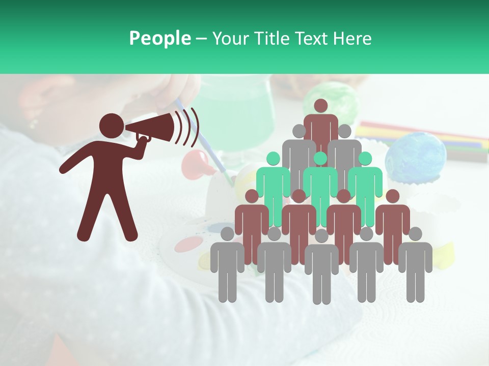 Kid Easter Child PowerPoint Template