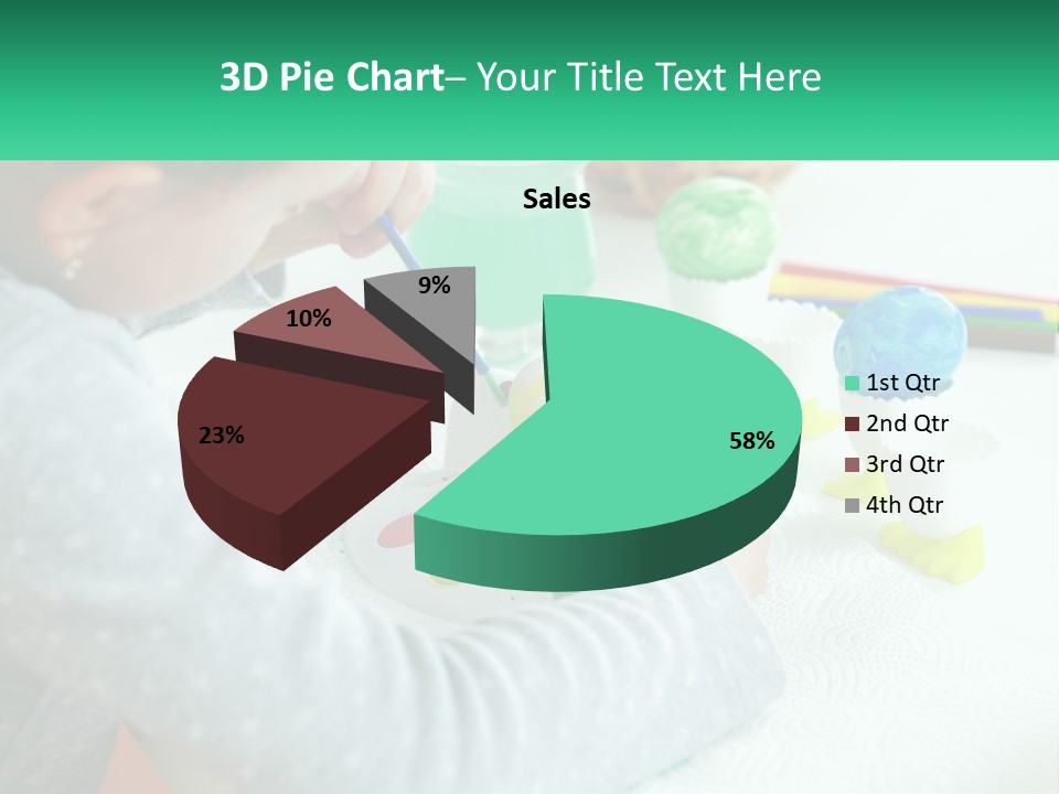 Kid Easter Child PowerPoint Template