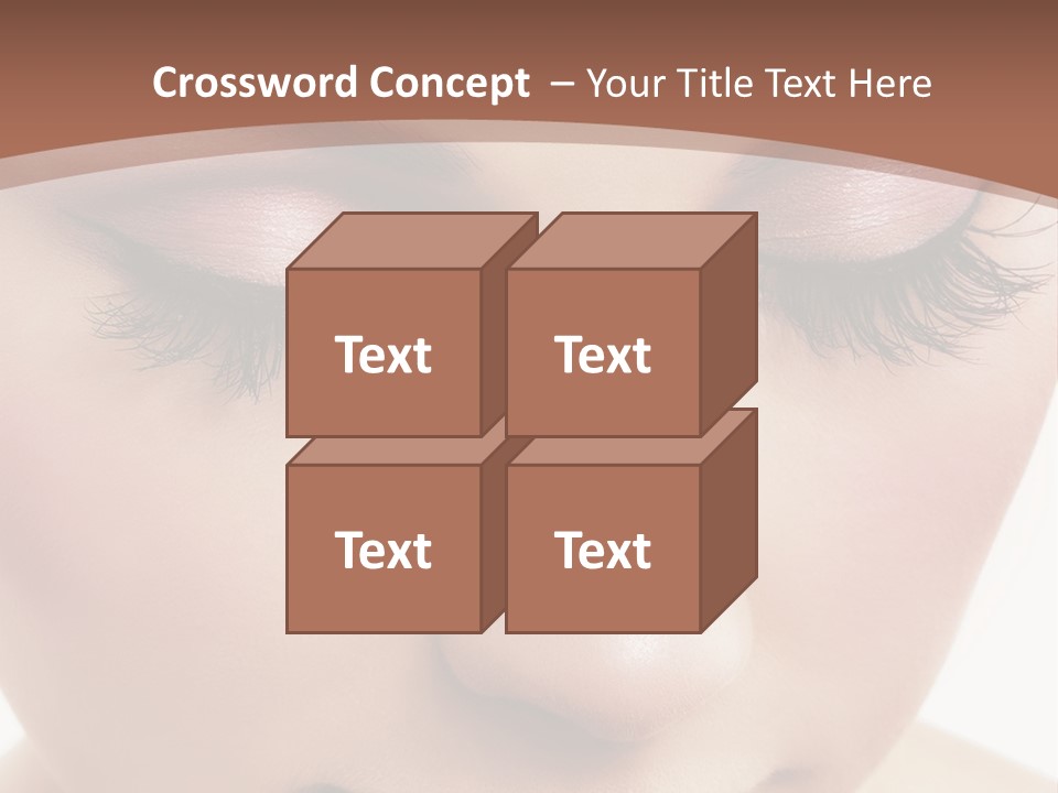 Face Pretty Makeup PowerPoint Template