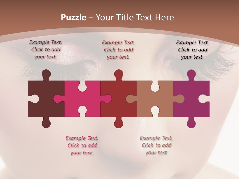 Face Pretty Makeup PowerPoint Template