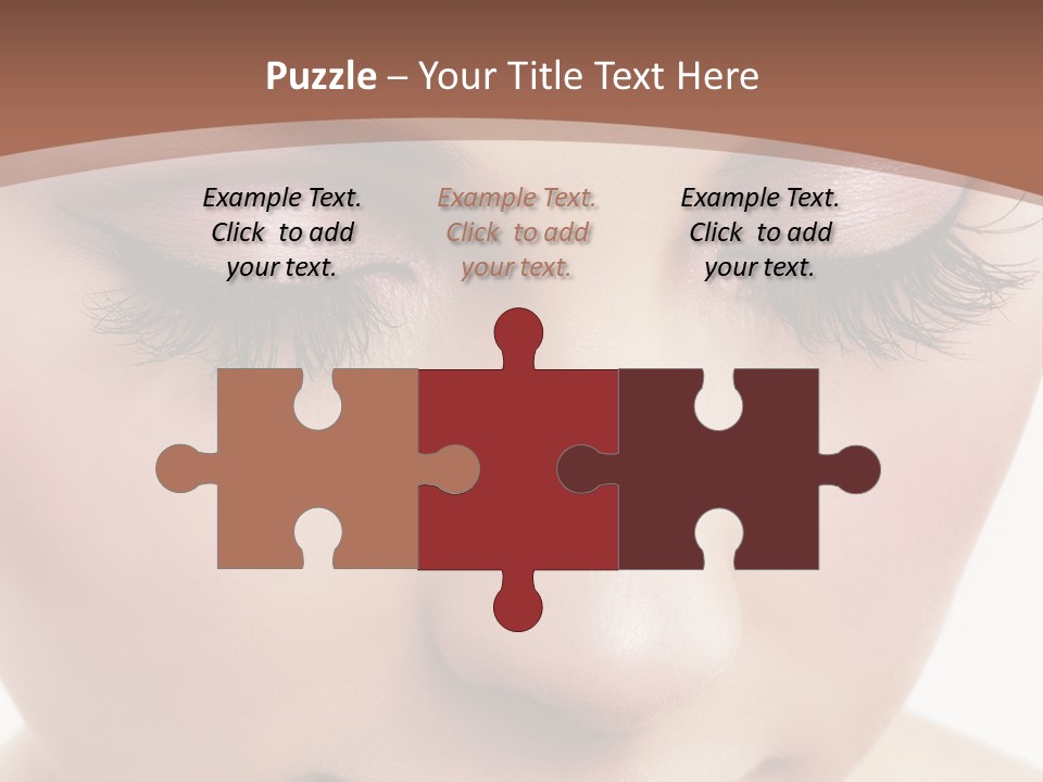 Face Pretty Makeup PowerPoint Template