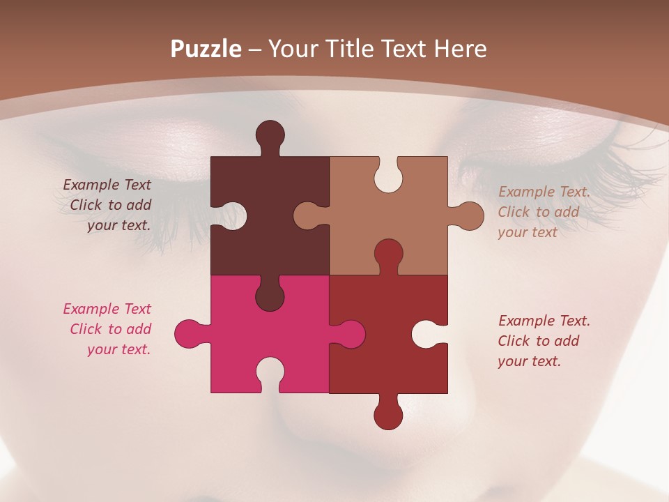 Face Pretty Makeup PowerPoint Template