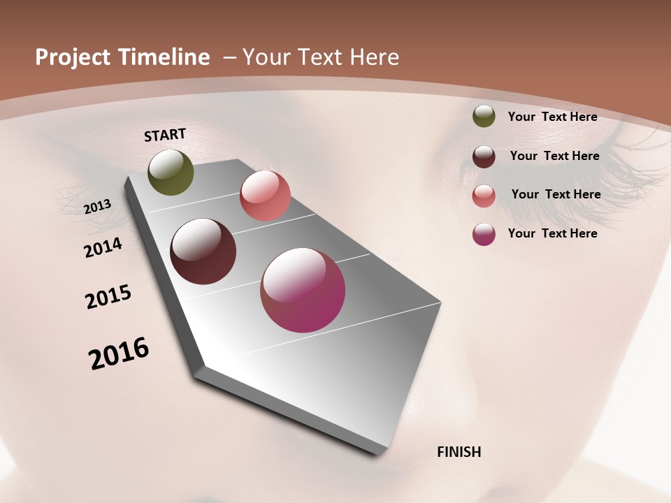 Face Pretty Makeup PowerPoint Template