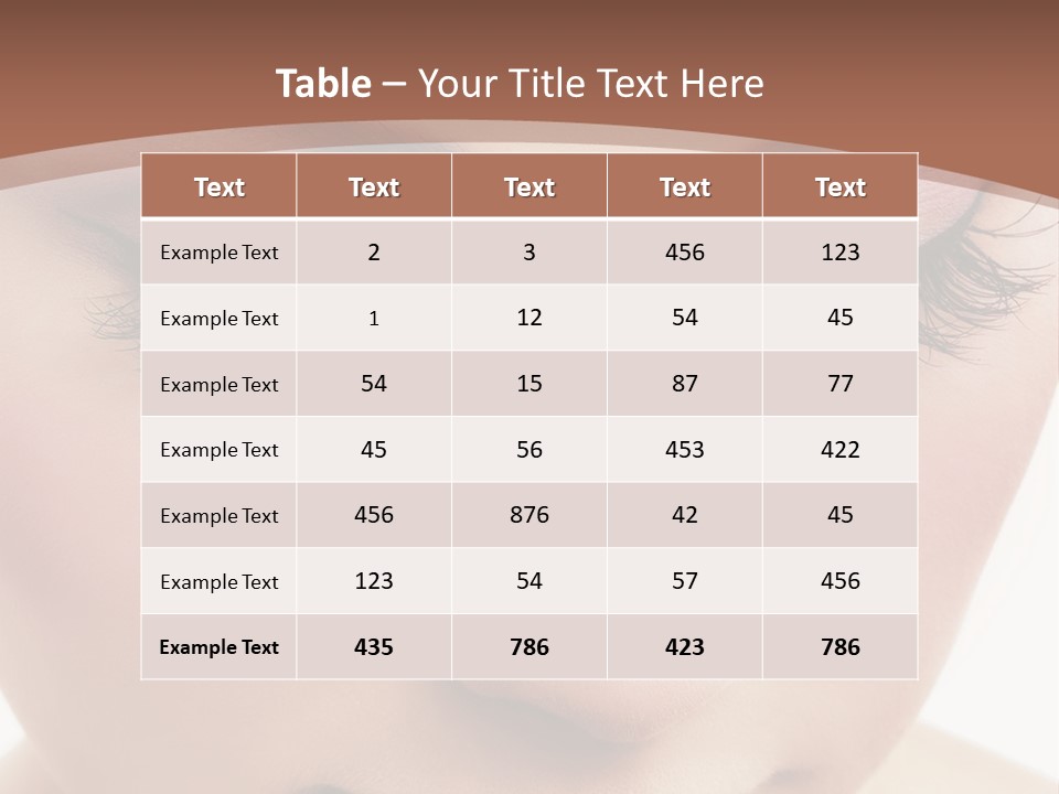 Face Pretty Makeup PowerPoint Template