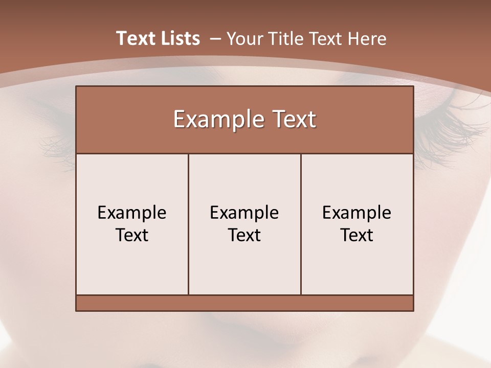 Face Pretty Makeup PowerPoint Template