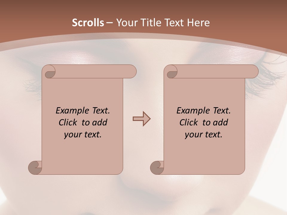 Face Pretty Makeup PowerPoint Template