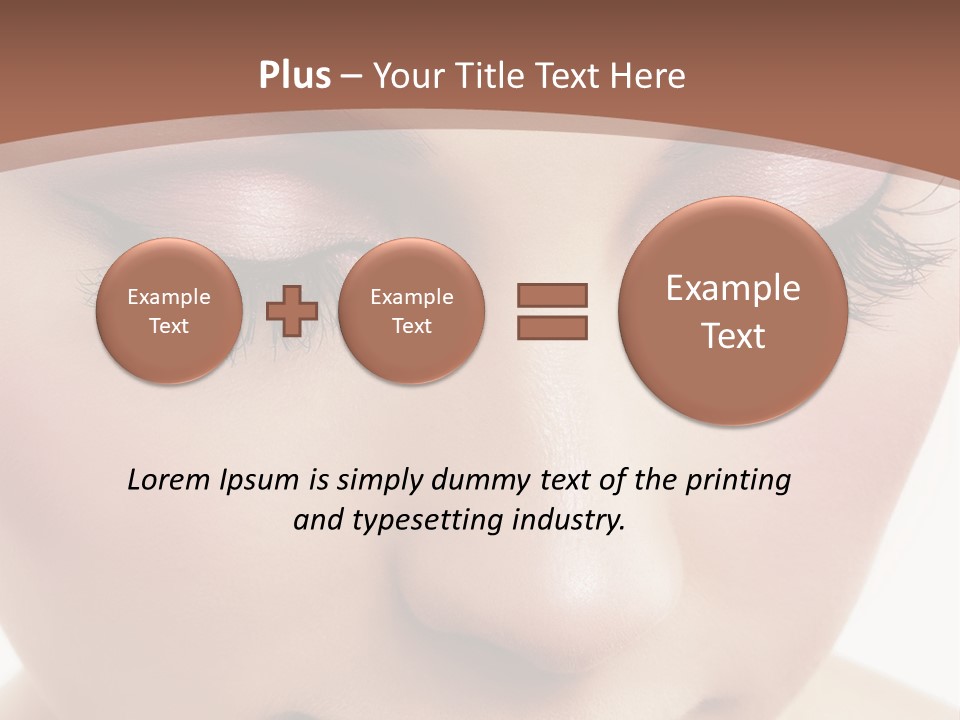 Face Pretty Makeup PowerPoint Template