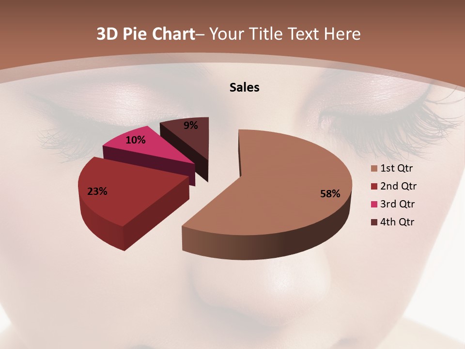 Face Pretty Makeup PowerPoint Template