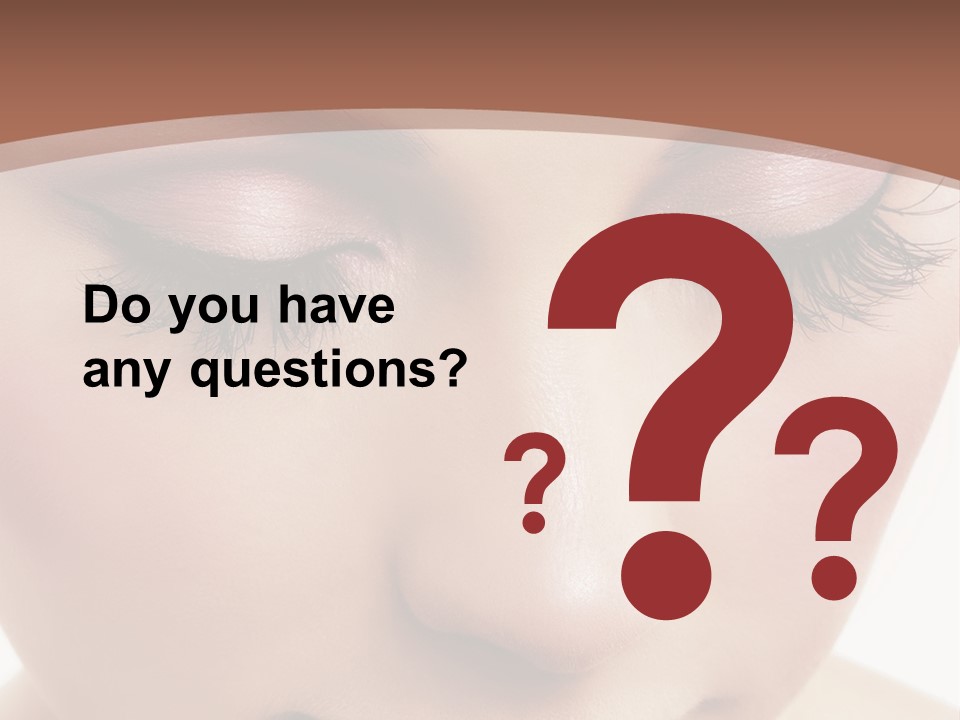 Face Pretty Makeup PowerPoint Template