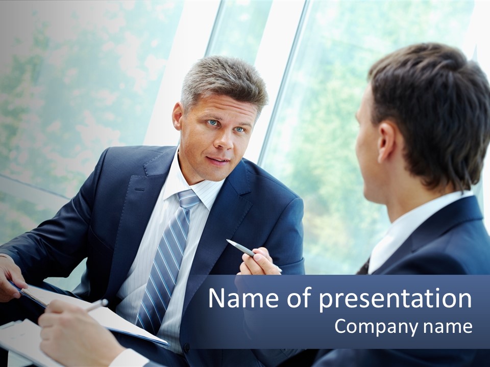 Smart Business Handsome PowerPoint Template