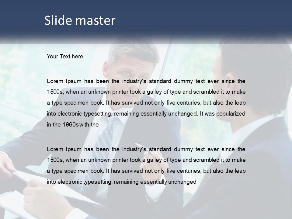 Smart Business Handsome PowerPoint Template