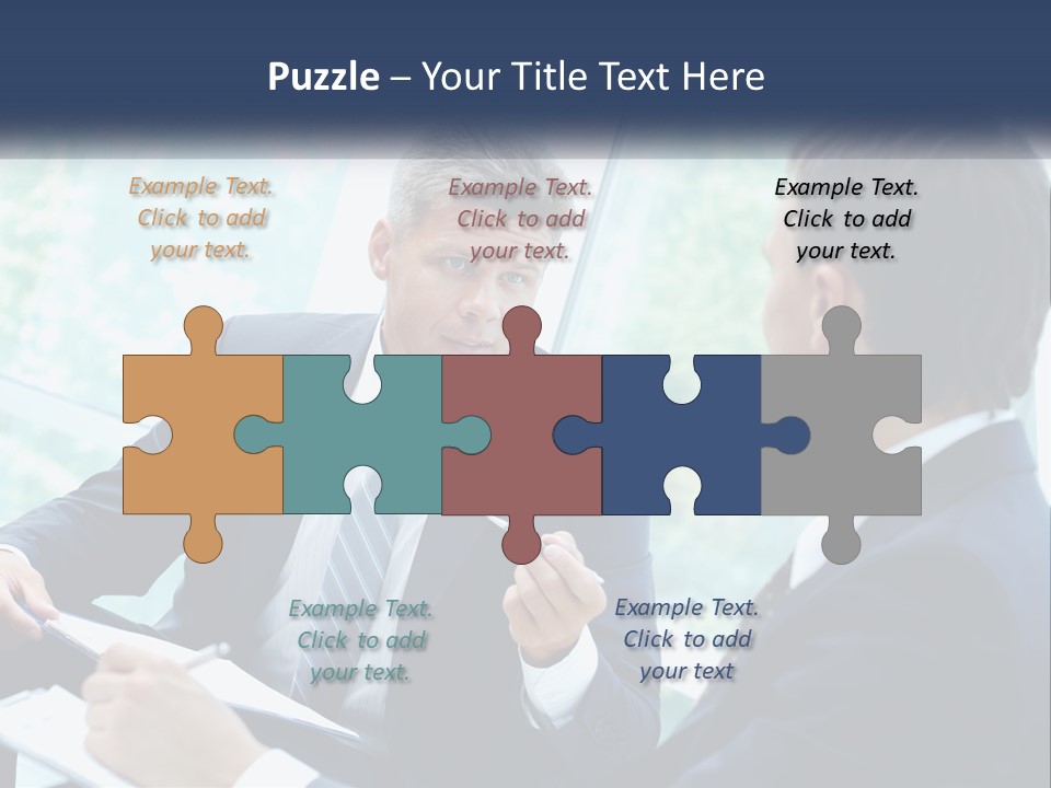 Smart Business Handsome PowerPoint Template