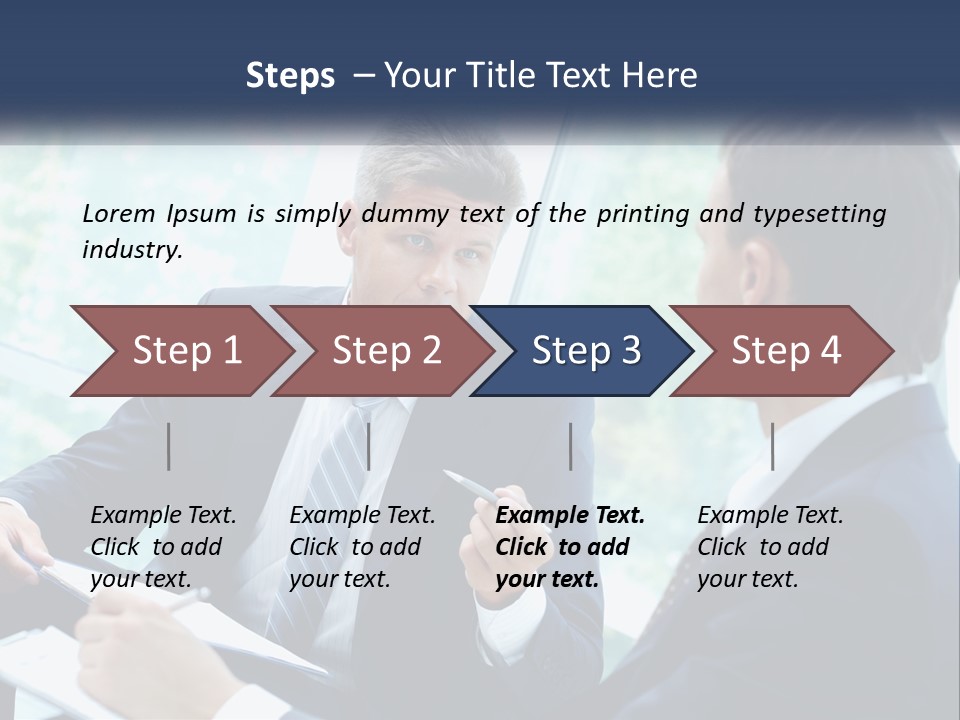 Smart Business Handsome PowerPoint Template