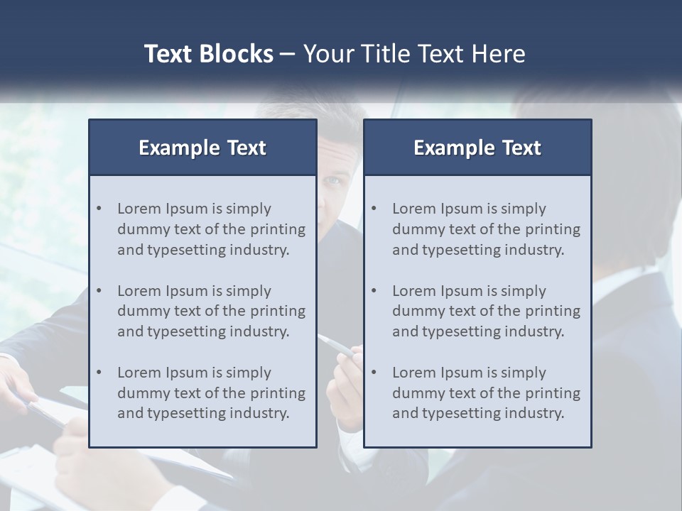 Smart Business Handsome PowerPoint Template