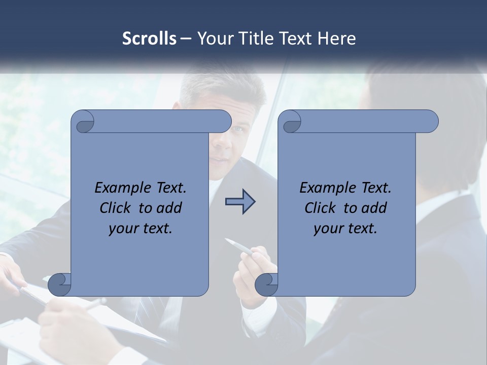 Smart Business Handsome PowerPoint Template