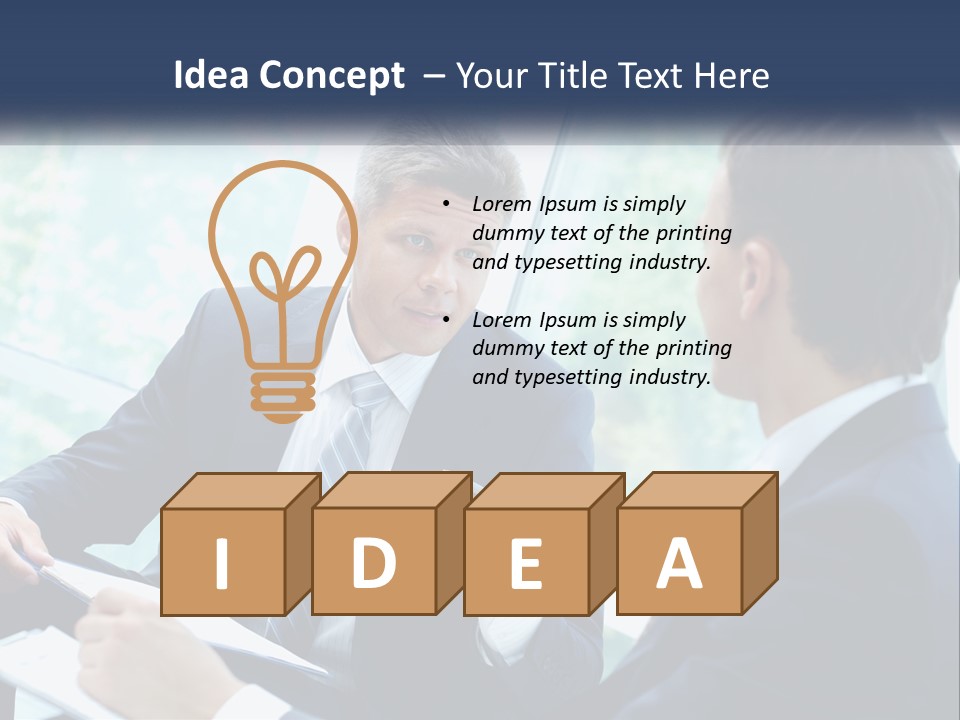 Smart Business Handsome PowerPoint Template