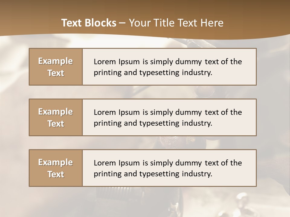 Workshop Jewels Pricey PowerPoint Template