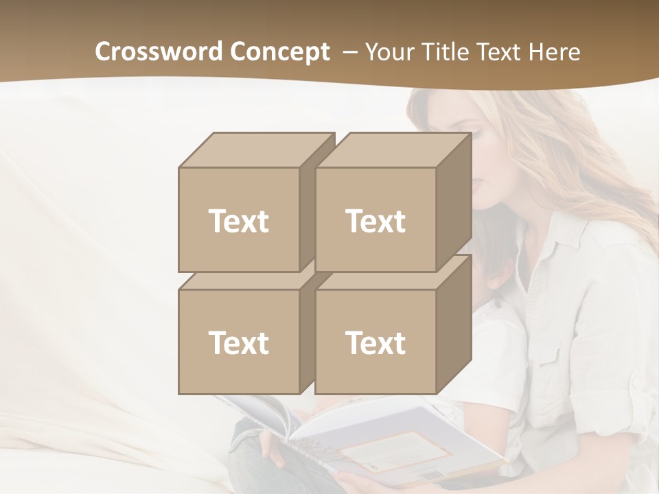 Lifestyle Affectionate Reading PowerPoint Template